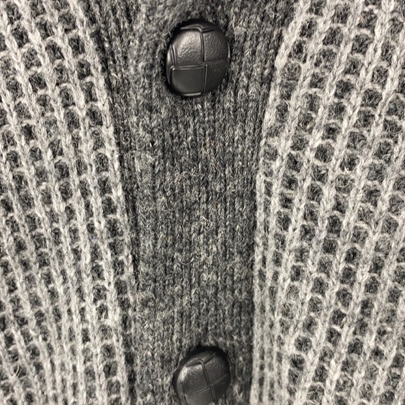 Jos. A. Bank Gray/White Knit Wool Blend Sweater XL - Picture 3 of 7